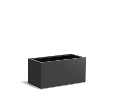 Aluminium plantenbak CARREZ 100x50x50cm.