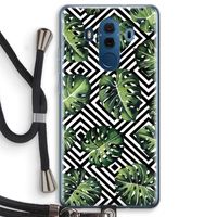 Geometrische jungle: Huawei Mate 10 Pro Transparant Hoesje met koord
