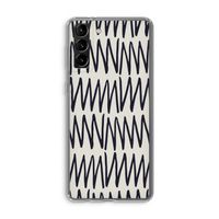 Marrakech Zigzag: Samsung Galaxy S21 Plus Transparant Hoesje