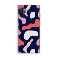 Memphis Shapes Pink: Samsung Galaxy Note 10 Plus Transparant Hoesje
