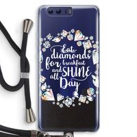 Diamonds: Honor 9 Transparant Hoesje met koord