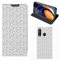 Samsung Galaxy A60 Hoesje met Magneet Stripes Dots