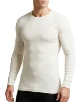 Thermo heren shirt lange mouw - Viscose Thermisch ondergoed heren ronde hals