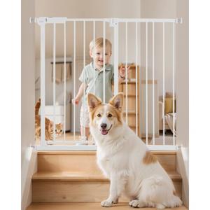 VEVOR Baby Hek Hondenhekje Scheiding 65-101,6 cm Verstelbare Breedte Wit