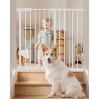 VEVOR Baby Hek Hondenhekje Scheiding 65-101,6 cm Verstelbare Breedte Wit
