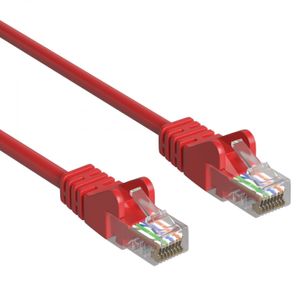 Cat 5e - U/UTP - Netwerkkabel - Patchkabel - Internetkabel - 1 Gbps - 10 meter - Rood - Allteq