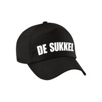 Zwart vrijgezellenfeest petje De Sukkel heren