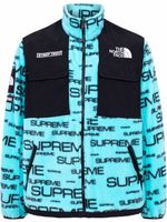 Supreme x The North Face veste en polaire - Bleu