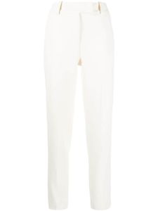 Trussardi pantalon slim à taille haute - Tons neutres