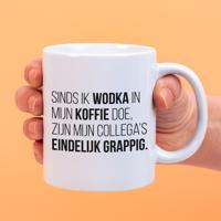 Mok Wodka in mijn koffie