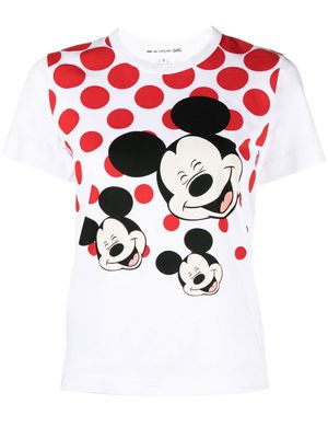 Comme Des Garçons Girl t-shirt à imprimé graphique - Blanc