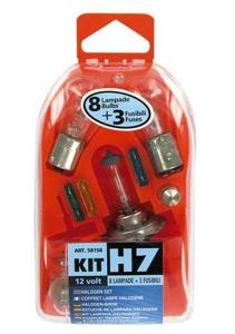 Reservelampset 11-delig H7 4258158