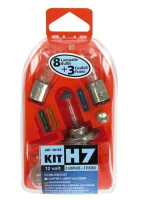 Reservelampset 11-delig H7 4258158