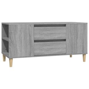 The Living Store TV Meubel Scandinavisch Grijs Sonoma Eiken - 102x44.5x50 cm