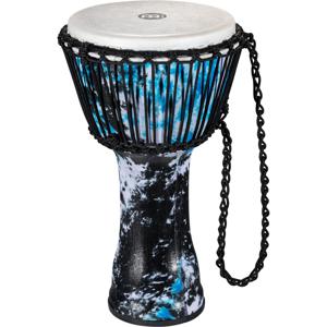 Meinl PADJ8-M-F Rope Tuned Travel Series Galactic Blue Tie Dye 10 inch djembe