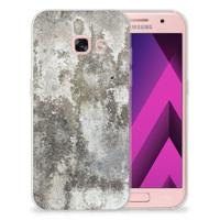 Samsung Galaxy A3 2017 | TPU | Siliconen hoesje | Beton Print
