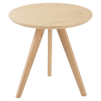 J-Line Bijzettafel Scandinavisch Hout Naturel L 50x50x49 - thumbnail