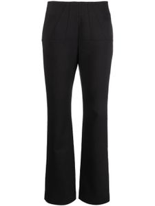 Materiel pantalon droit Corset à taille haute - Noir