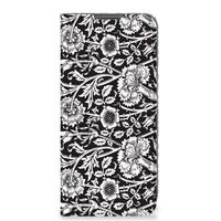 Nokia G11 | G21 Smart Cover Black Flowers