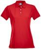 Clique 028241 Stretch Premium Polo Ladies - Rood - M