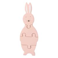 Trixie Houten Dierenvormenpuzzel Mrs. Rabbit, 4st. - thumbnail