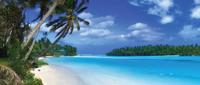 Blue Lagoon 150x30cm Tuinschilderij - Customize it