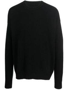 Jil Sander pull en cachemire à col rond - Noir