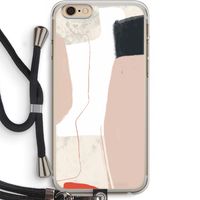 Lava: iPhone 6 PLUS / 6S PLUS Transparant Hoesje met koord