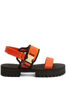 Giuseppe Zanotti sandales Mederic en cuir - Orange