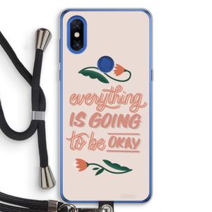 Optimistic flower girl: Xiaomi Mi Mix 3 Transparant Hoesje met koord