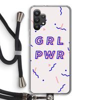 GRL PWR: Samsung Galaxy A32 5G Transparant Hoesje met koord