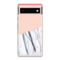 A touch of peach: Google Pixel 6 Transparant Hoesje