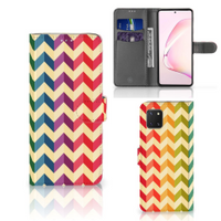 Samsung Note 10 Lite Telefoon Hoesje Zigzag Multi Color