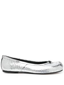 Maison Margiela ballerines Tabi à effet miroir - Argent