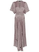 Maje geometric-print maxi dress - Rose