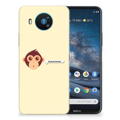 Nokia 8.3 Telefoonhoesje met Naam Monkey Nokia 8.3 Telefoonhoesje met Naam Monkey