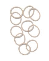 HEMA Haarelastieken Beige Ø5cm - 10 Stuks