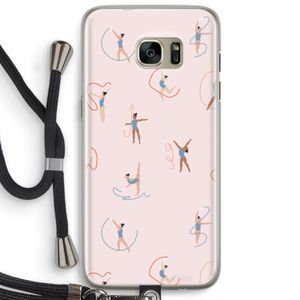 Dancing #3: Samsung Galaxy S7 Edge Transparant Hoesje met koord
