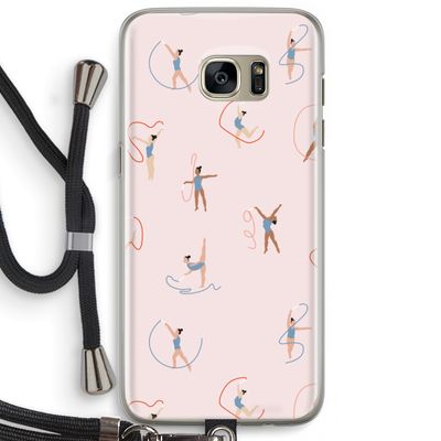 Dancing #3: Samsung Galaxy S7 Edge Transparant Hoesje met koord