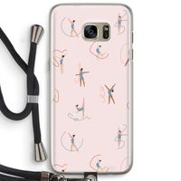 Dancing #3: Samsung Galaxy S7 Edge Transparant Hoesje met koord