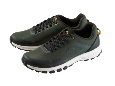 CRIVIT Heren wandelschoenen (Zwart/groen, 43)