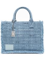 SANDRO sac Kasbah en tweed - Bleu