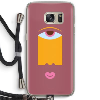 Mono V: Samsung Galaxy S7 Transparant Hoesje met koord