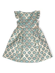 La Stupenderia robe Cloe en jacquard - Or
