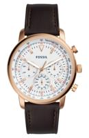 Fossil Heren Goodwin chronograaf bruin lederen horloge FS5415