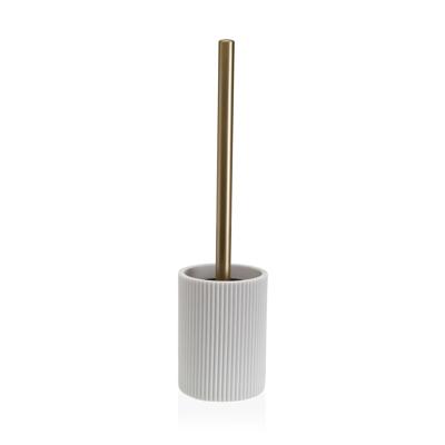 Toiletborstel Versa Wit Hars Staal 9,4 x 37 x 9,4 cm