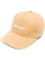 Palm Angels casquette en coton à plaque logo - Tons neutres
