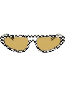 Alain Mikli aviator frame cat-eye sunglasses - Noir