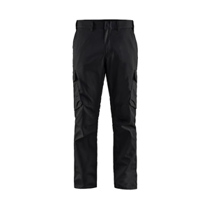 Blåkläder Industrie werkbroek stretch 14441832 | Zwart/High-Vis Geel | Maat 56 - 7330509757451