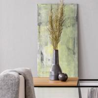 Kunst Pampaspluim Groen 80cm